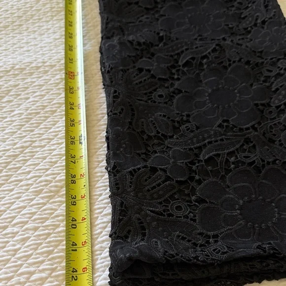 The Noli Shop Black Lace Floral Pants size 30 - Picture 15 of 16
